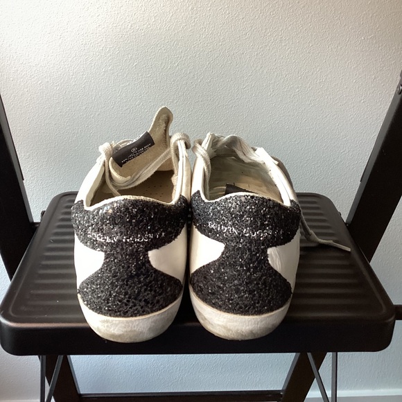 Golden Goose Glitter gold star and glitter black on the back Size 41 - Picture 2 of 4